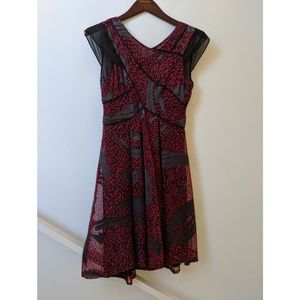 Reiss Loretta Chiffon Dress